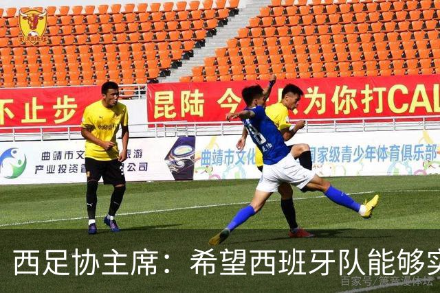西足协主席：希望西班牙队能够实现夺冠的目标，但必须一步一步来